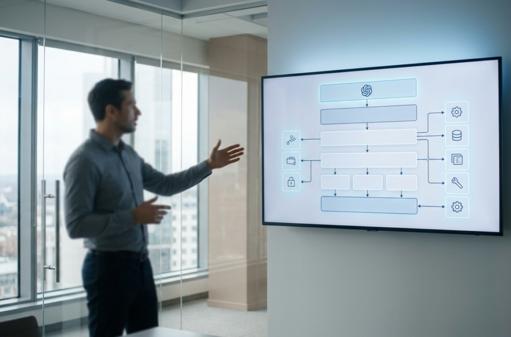 Conceptual image of a branching path model representing how an AI Agent Engineer designs autonomous decision-making and planning systems.